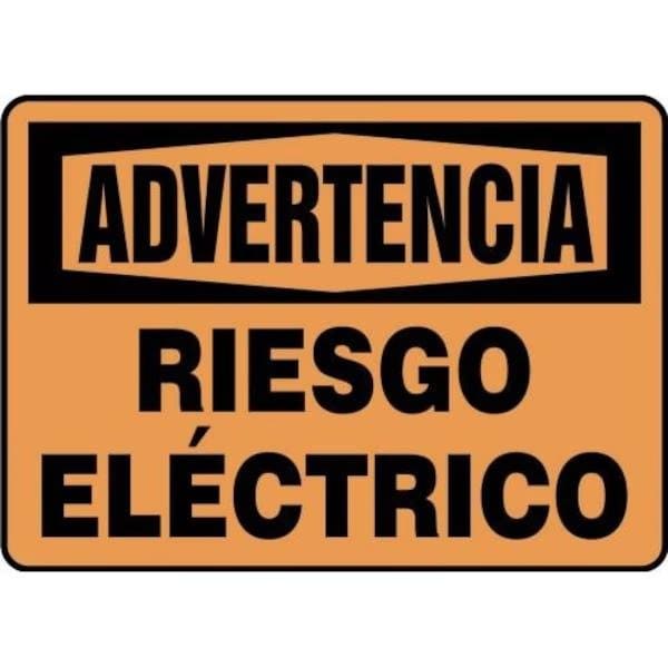 Accuform WARNING Safety Sign ELECTRICAL HAZARD SHMELC328VS - main